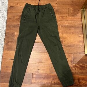 Cotton Citizen Dark Green Joggers